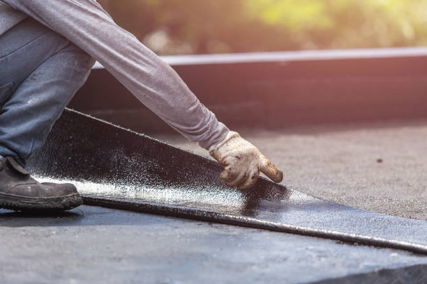 Professional Emergency Waterproofing technician working in Midway, KY